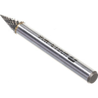 Борфреза твердосплавная коническая с двойной насечкой (6х12.7 мм; хвостовик 6 мм) ПНЕВМО-ТРЕЙД M0613-M06