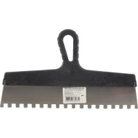 Зубчатый шпатель нержавеющая сталь 350мм зуб 10х10мм Jettools 202-350/10К