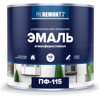 Эмаль Proremontt ПФ-115 Антрацит RAL 7016 1,9 кг 9591478 ЛА-00003056