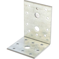 Перфорированный уголок ALBERTS оцинкованный, 60x80x60х2.5 мм 334352