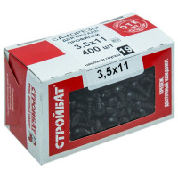 Саморезы для металлических профилей Стройбат 3,5x11 фосфатирован. 400 шт 111071