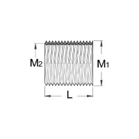 Резьбовая вставка для выравнивания штифта педали, левое Unior набор 10 шт. 616083