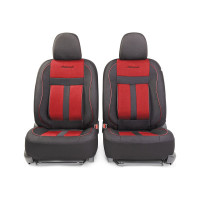 Получехлы на передние сиденья AUTOPROFI CUSHION COMFORT CUS-0405 BK/RD