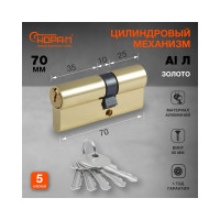 Цилиндровый механизм НОРА-М STD AL Л-70 40-30 золото 15321