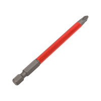 Биты торсионные красные (10 шт; PZ2; 90 мм) SKRAB 43621
