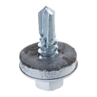 Кровельный саморез Госкреп 5.5х19 RAL 9003, белый, 70 шт., пластиковый контейнер, 280 мл 2-0018290