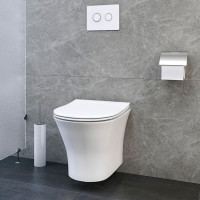 Подвесной унитаз Cerutti SPA BERNINA Aria 480х340х350, безободковый 7191