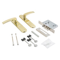 Врезной замок BORDER 84302-ЗВ9-8/13, золото 12067 00012067