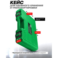 Съемник сайлентблоков и подшипников с набором оправок ROCKFORCE 10 предметов, в кейсе RF-909T2(17008)