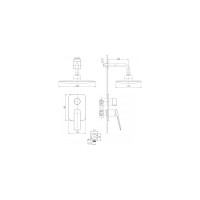 Смеситель для душа Lemark Allegro встраиваемый LM5929CW