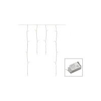 Новогодняя гирлянда TDM ELECTRIC Бахрома, 2,5х0,6 м, белый свет, 8 режимов, IP44 SQ0361-0032