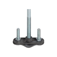 Крепление молниеприемника к стене EKF PROxima D=16 мм, L=400мм, CZ lp-04400