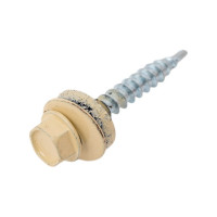 Кровельный саморез SWFS RAL-1014 ZP, 4.8х35, 250 шт. тов-121895