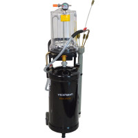 Установка для замены масла с предкамерой и набором зондов WIEDERKRAFT бак 30л WDK-89290