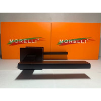 Дверная ручка MORELLI MH 47-S6 BL на квадратной розетке 6 мм, цвет черный 9012521