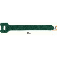 Хомут-липучка LANMASTER 125 мм, 20 шт., оранжевый LAN-VCM125-OR