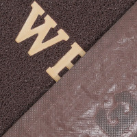 Коврик SUNSTEP Spongy Welcome 50х80 см, коричневый 38-442
