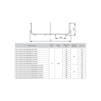 Проволочный лоток EKF 50х100х3000-3.8мм 2 шт по 3 м LP50100-3,8