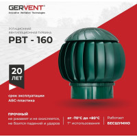 Нанодефлектор Gervent 160 мм, зеленый НАНДЕФ/зел