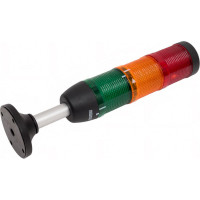 Сигнальная колонна Emas 50мм, красная, зеленая,жёлтая, 220В IK53F220XM03