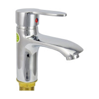 Смеситель для умывальника Juguni одноручный с литым изливом, 35 картридж, гайка 0402.439