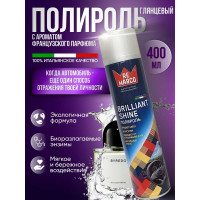 Полироль для пластика авто Re Marco (глянец) 400 мл, Французский парфюм, аэрозоль RM-412