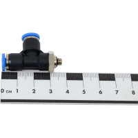 Тройник цанговый T-образный с наружной резьбой (M5x0.8; 4 мм) SHPI PST 04-M5
