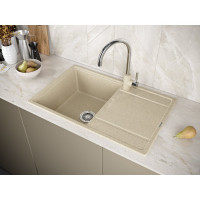 Гранитная мойка Paulmark FLUGEN 50-780 бежевый, 780х500 мм PM217850-BE