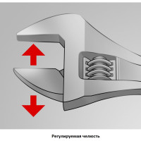 Разводной ключ Unior изолированный VDE 1000V, D28мм, L=200мм 3838909168494