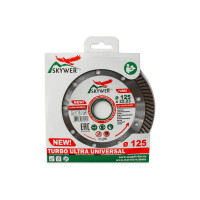 Диск алмазный TURBO ULTRA UNIVERSAL (125х2.2х10х22.23 мм) SKYWER SK-UUT12522