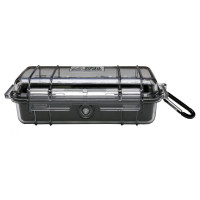 Защитный кейс Pelican 1030 черный с прозрачной крышкой 1030-025-100E