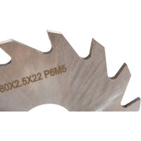 Фреза отрезная (80х2.5х22 мм; Р6М5; т3; Z=14; 2254-0510 ГОСТ 16230-81) ИНСТУЛС 00001416906