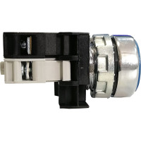 Нажимная круглая кнопка Emas синяя, с блоком подсветки CB7, 12-30 В AC/DC, CM170DM