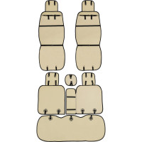 Накидка сиденья SKYWAY ARCTIC меховая искусственная мутон 5 предм. Синий Соты S03001059