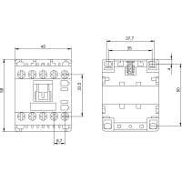 Миниконтактор IEK МКИ-10911 9А 230В/АС3 1Н3 KMM11-009-230-01