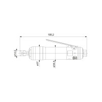 Прямая шлифовальная машинка DEPRAG GDS030-180BXE 061300A