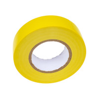 Изолента General Lighting Systems ПВХ GIT-15-19-20-Y 0,15х19мм, 20м, желтая 1/10/200 475030