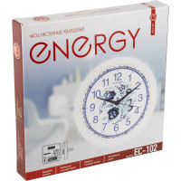 Настенные кварцевые часы Energy модель ЕС-102, гжель, 00 9475