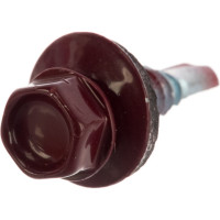 Кровельный саморез Саморезик 5,5х25 RAL3005 красное вино 250 шт SKRAL3005-5,5х25-250