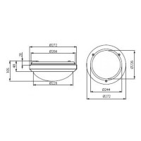 Герметичный светильник KANLUX Е27 MARC DL-60 7015
