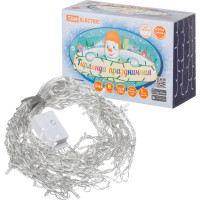 Новогодняя гирлянда TDM ELECTRIC Бахрома, 2,5х0,6 м, белый свет, 8 режимов, IP44 SQ0361-0032