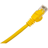 Патч-корд LANMASTER RJ45 - RJ45, 4 пары, UTP, категория 5е, 5 м, желтый LAN-PC45/U5E-5.0-YL