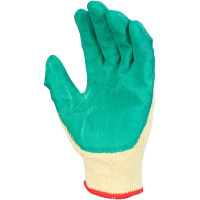 Трикотажные перчатки Fort 7032 W, рифленый латекс, 00501183145