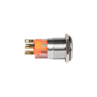Кнопка EKF PROxima S-Pro67 19 мм, с фиксацией, с белой подсветкой, 20 шт. 24В s-pro67-252