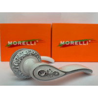 Дверная ручка MORELLI "Catherine", цвет-белая эмаль/хром  MH-36-CLP W/PC 9011972