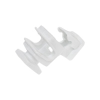 Держатель круглого проводника EZETEK 6-8мм белый, высота 16мм, пластик 91007