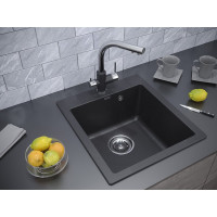 Гранитная мойка Paulmark KANTE 45 белый 460х510 мм PM104651-WH