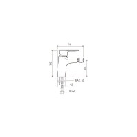 Смеситель для биде РМС SL131-001-1