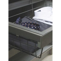 Выдвижная корзина крупная сетка Mebax 600-420 564х420х140, серый жемчуг 00-00001087