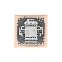 2-клавишный выключатель EKF Валенсия, 10А, кремовый, с индикатором PROxima EWV10-123-20